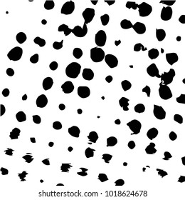 Spotted black and white grunge vector line background. Abstract halftone illustration background. Grunge grid polka dot background pattern
