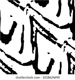Spotted black and white grunge vector line background. Abstract halftone illustration background. Grunge grid polka dot background pattern
