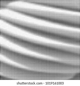 Spotted black and white grunge vector line background. Abstract halftone illustration background. Grunge grid polka dot background pattern
