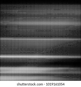 Spotted black and white grunge vector line background. Abstract halftone illustration background. Grunge grid polka dot background pattern
