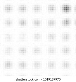 Spotted black and white grunge vector line background. Abstract halftone illustration background. Grunge grid polka dot background pattern
