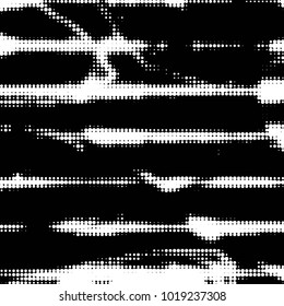 Spotted black and white grunge vector line background. Abstract halftone illustration background. Grunge grid polka dot background pattern

