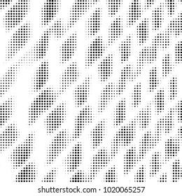 Spotted black and white grunge vector line background. Abstract halftone illustration background. Grunge grid polka dot background pattern
