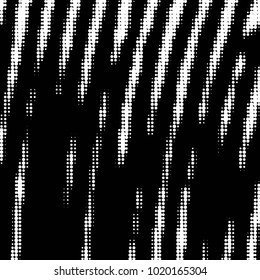 Spotted black and white grunge vector line background. Abstract halftone illustration background. Grunge grid polka dot background pattern
