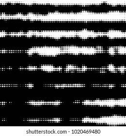 Spotted black and white grunge vector line background. Abstract halftone illustration background. Grunge grid polka dot background pattern
