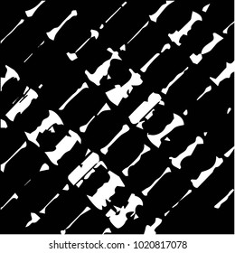 Spotted black and white grunge vector line background. Abstract halftone illustration background. Grunge grid polka dot background pattern
