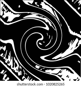 Spotted black and white grunge vector line background. Abstract halftone illustration background. Grunge grid polka dot background pattern
