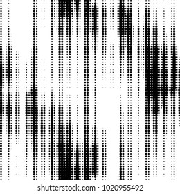 Spotted black and white grunge vector line background. Abstract halftone illustration background. Grunge grid polka dot background pattern
