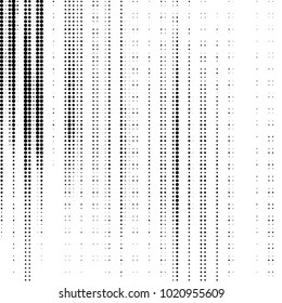 Spotted black and white grunge vector line background. Abstract halftone illustration background. Grunge grid polka dot background pattern
