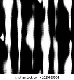 Spotted black and white grunge vector line background. Abstract halftone illustration background. Grunge grid polka dot background pattern
