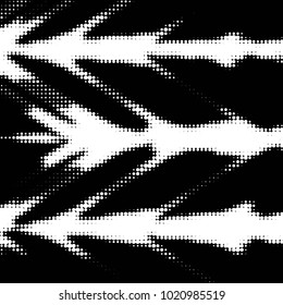 Spotted black and white grunge vector line background. Abstract halftone illustration background. Grunge grid polka dot background pattern
