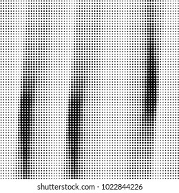 Spotted black and white grunge vector line background. Abstract halftone illustration background. Grunge grid polka dot background pattern
