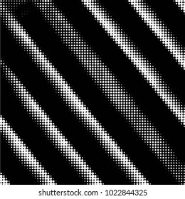 Spotted black and white grunge vector line background. Abstract halftone illustration background. Grunge grid polka dot background pattern
