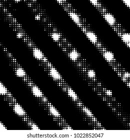 Spotted black and white grunge vector line background. Abstract halftone illustration background. Grunge grid polka dot background pattern
