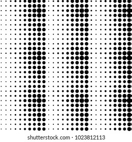 Spotted black and white grunge vector line background. Abstract halftone illustration background. Grunge grid polka dot background pattern

