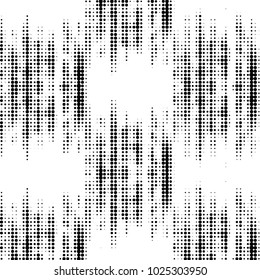 Spotted black and white grunge vector line background. Abstract halftone illustration background. Grunge grid polka dot background pattern
