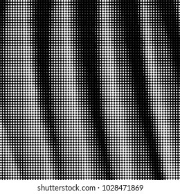 Spotted black and white grunge vector line background. Abstract halftone illustration background. Grunge grid polka dot background pattern
