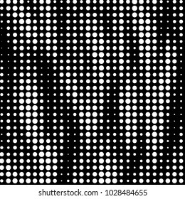 Spotted black and white grunge vector line background. Abstract halftone illustration background. Grunge grid polka dot background pattern
