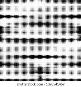 Spotted black and white grunge vector line background. Abstract halftone illustration background. Grunge grid polka dot background pattern
