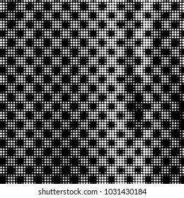 Spotted black and white grunge vector line background. Abstract halftone illustration background. Grunge grid polka dot background pattern
