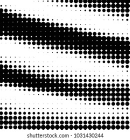 Spotted black and white grunge vector line background. Abstract halftone illustration background. Grunge grid polka dot background pattern
