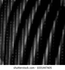 Spotted black and white grunge vector line background. Abstract halftone illustration background. Grunge grid polka dot background pattern
