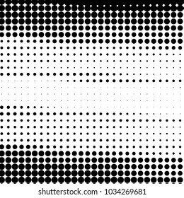 Spotted black and white grunge vector line background. Abstract halftone illustration background. Grunge grid polka dot background pattern
