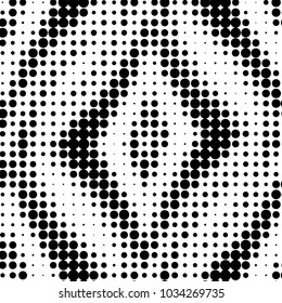 Spotted black and white grunge vector line background. Abstract halftone illustration background. Grunge grid polka dot background pattern
