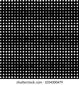 Spotted black and white grunge vector line background. Abstract halftone illustration background. Grunge grid polka dot background pattern
