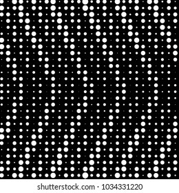 Spotted black and white grunge vector line background. Abstract halftone illustration background. Grunge grid polka dot background pattern
