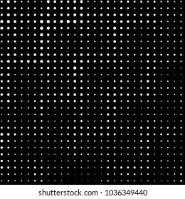 Spotted black and white grunge vector line background. Abstract halftone illustration background. Grunge grid polka dot background pattern
