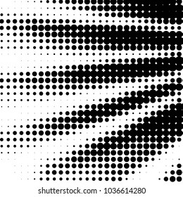 Spotted black and white grunge vector line background. Abstract halftone illustration background. Grunge grid polka dot background pattern