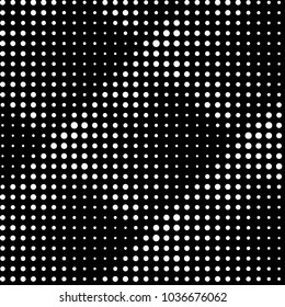 Spotted black and white grunge vector line background. Abstract halftone illustration background. Grunge grid polka dot background pattern
