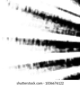 Spotted black and white grunge vector line background. Abstract halftone illustration background. Grunge grid polka dot background pattern
