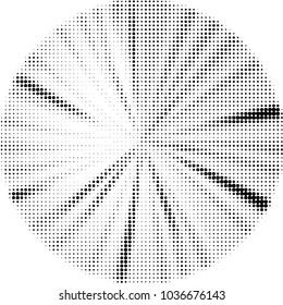 Spotted black and white grunge vector line background. Abstract halftone illustration background. Grunge grid polka dot background pattern
