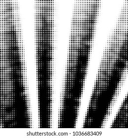 Spotted black and white grunge vector line background. Abstract halftone illustration background. Grunge grid polka dot background pattern
