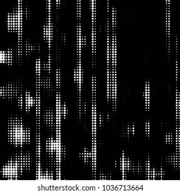 Spotted black and white grunge vector line background. Abstract halftone illustration background. Grunge grid polka dot background pattern
