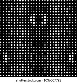 Spotted black and white grunge vector line background. Abstract halftone illustration background. Grunge grid polka dot background pattern
