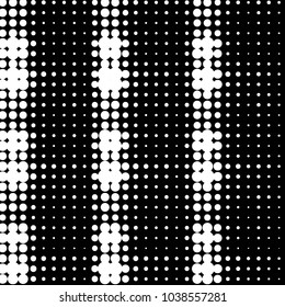 Spotted black and white grunge vector line background. Abstract halftone illustration background. Grunge grid polka dot background pattern
