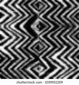 Spotted black and white grunge vector line background. Abstract halftone illustration background. Grunge grid polka dot background pattern
