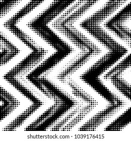 Spotted black and white grunge vector line background. Abstract halftone illustration background. Grunge grid polka dot background pattern
