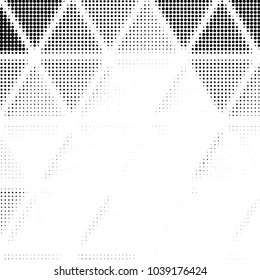 Spotted black and white grunge vector line background. Abstract halftone illustration background. Grunge grid polka dot background pattern
