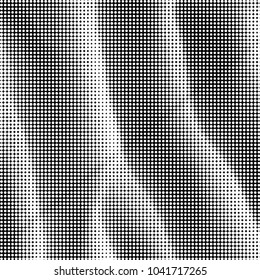 Spotted black and white grunge vector line background. Abstract halftone illustration background. Grunge grid polka dot background pattern

