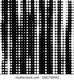 Spotted black and white grunge vector line background. Abstract halftone illustration background. Grunge grid polka dot background pattern
