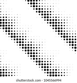 Spotted black and white grunge vector line background. Abstract halftone illustration background. Grunge grid polka dot background pattern
