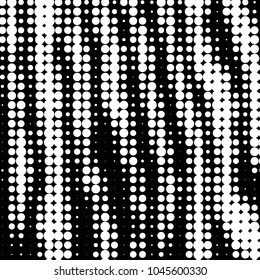 Spotted black and white grunge vector line background. Abstract halftone illustration background. Grunge grid polka dot background pattern
