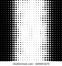 Spotted black and white grunge vector line background. Abstract halftone illustration background. Grunge grid polka dot background pattern
