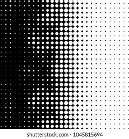 Spotted black and white grunge vector line background. Abstract halftone illustration background. Grunge grid polka dot background pattern

