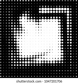 Spotted black and white grunge vector line background. Abstract halftone illustration background. Grunge grid polka dot background pattern

