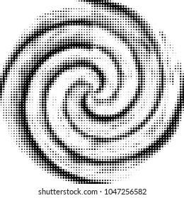 Spotted black and white grunge vector line background. Abstract halftone illustration background. Grunge grid polka dot background pattern
